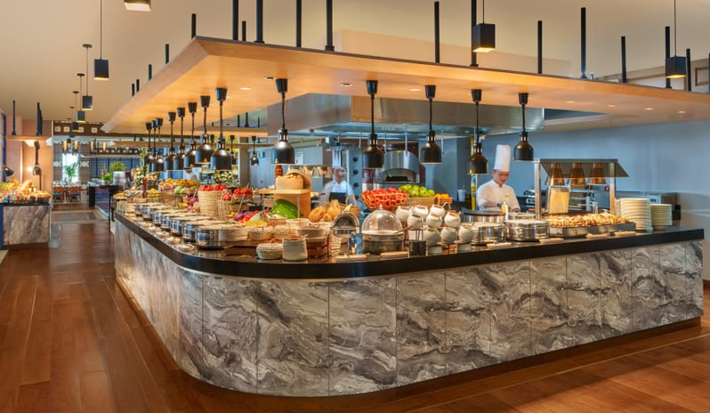 Turquoise Restaurant, Buffet